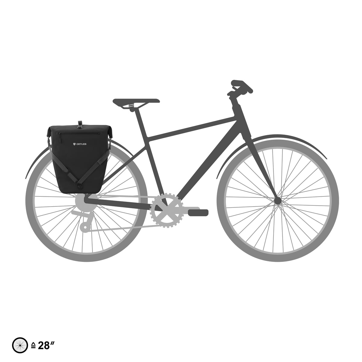 BACK-ROLLER 20L avec pochette à glissière