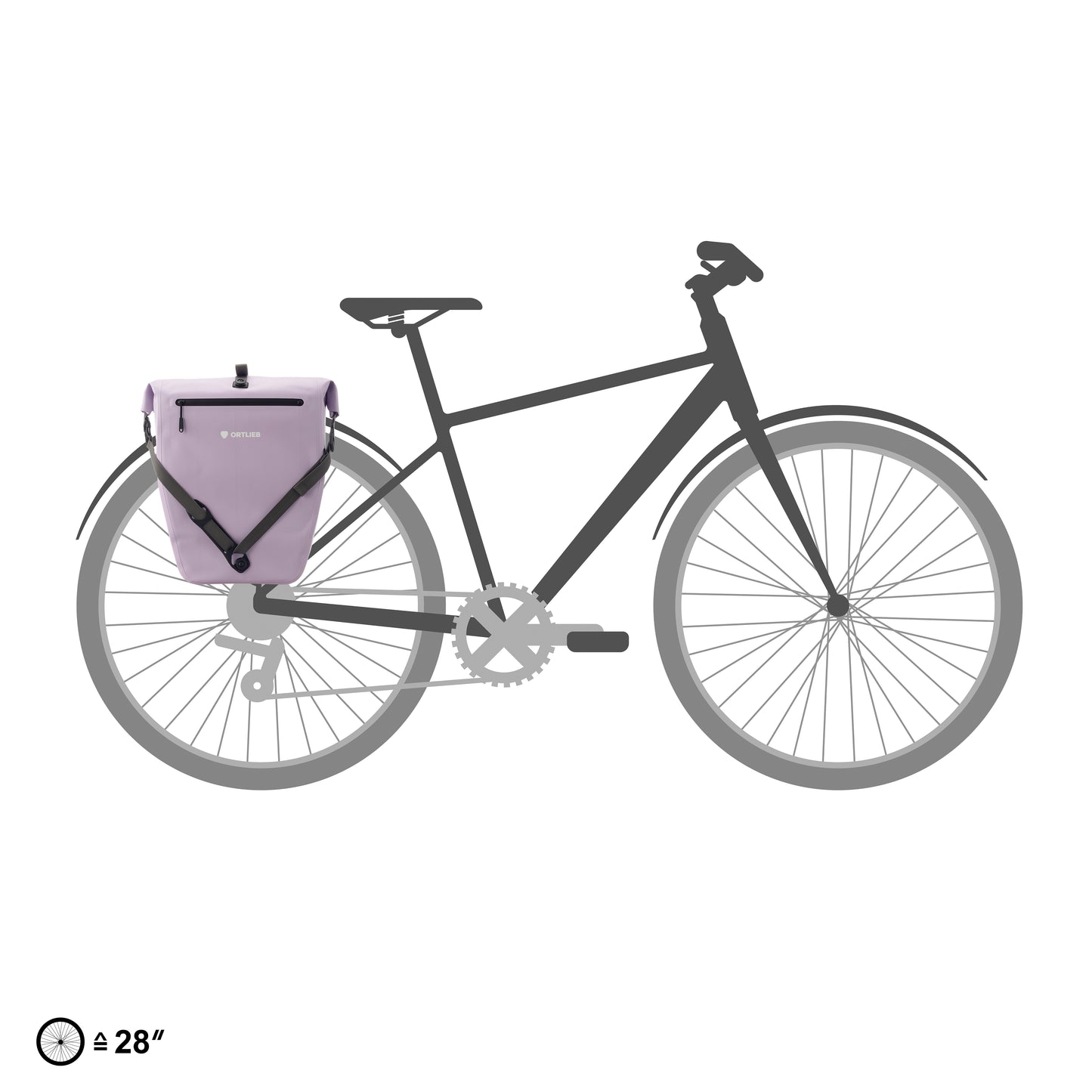 BACK-ROLLER 20L avec pochette à glissière