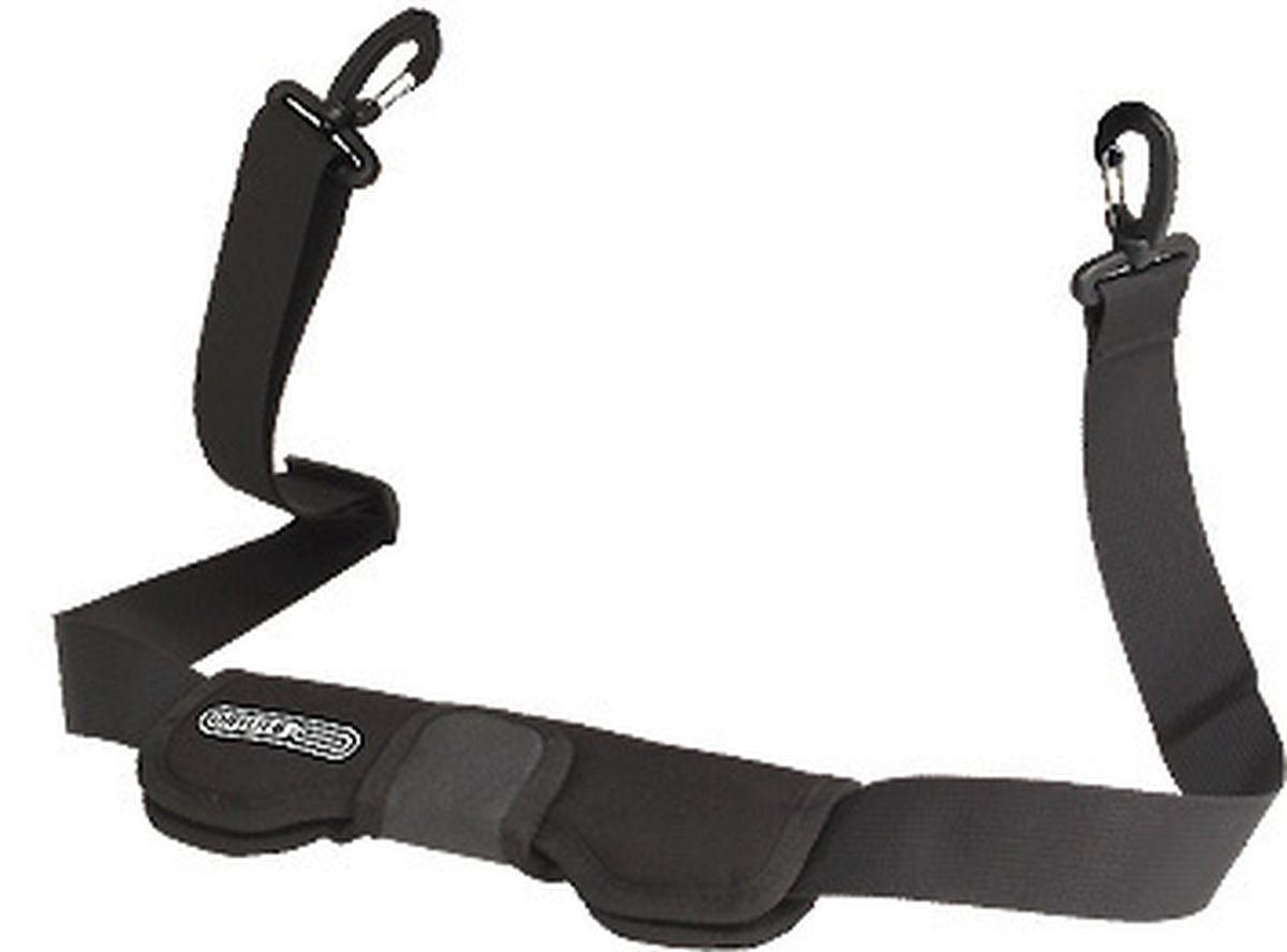 Shoulder strap with carabiners 110 cm, black